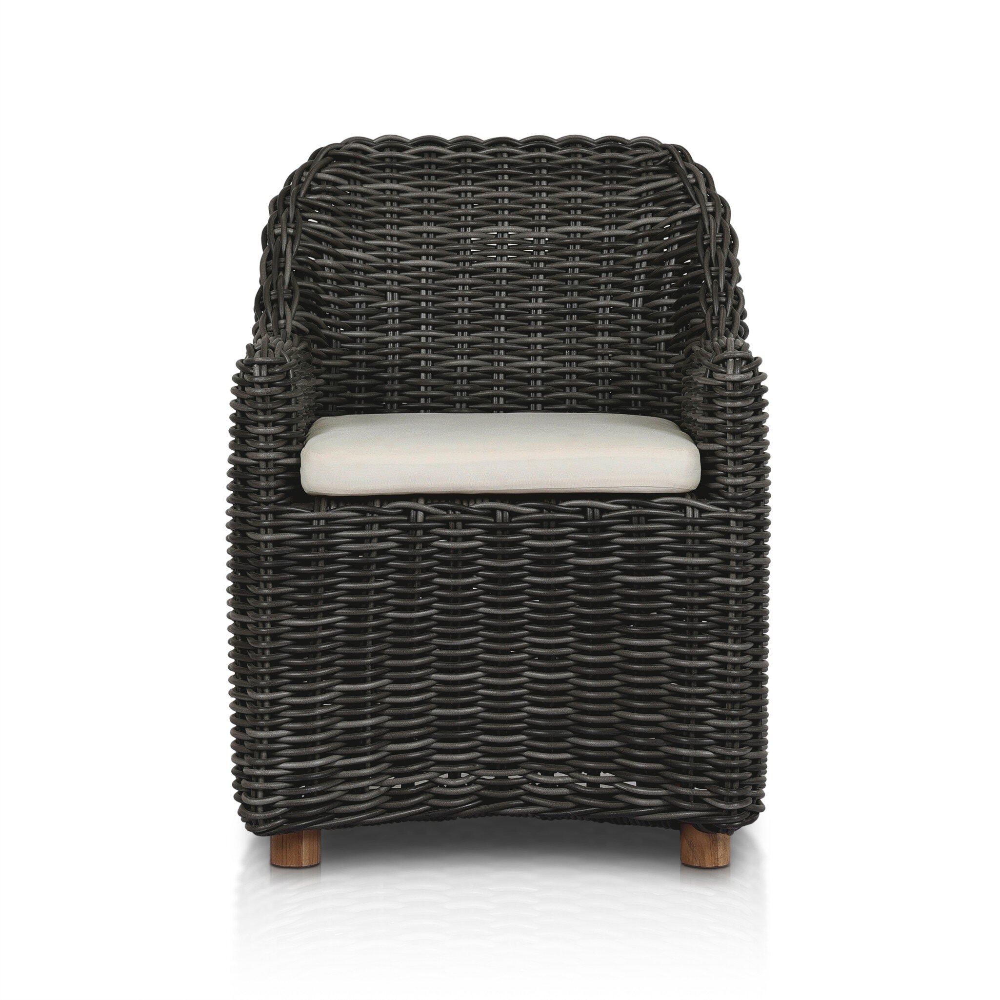 Four Hands Messina Outdoor Dining Arm Chair - Venao Ivory 233671-003