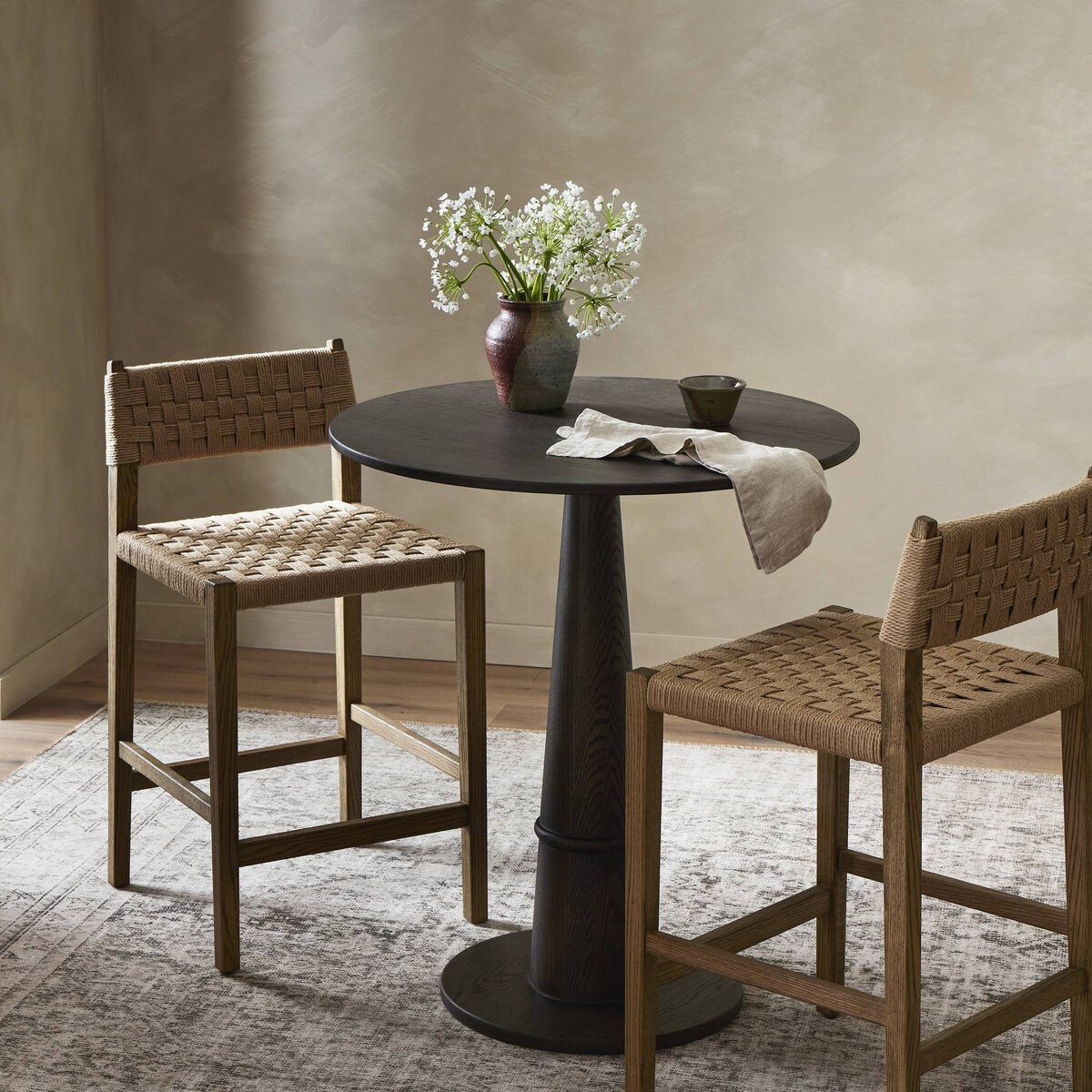 Four Hands Casual Dining Hamlin Bar + Counter Stool - Double