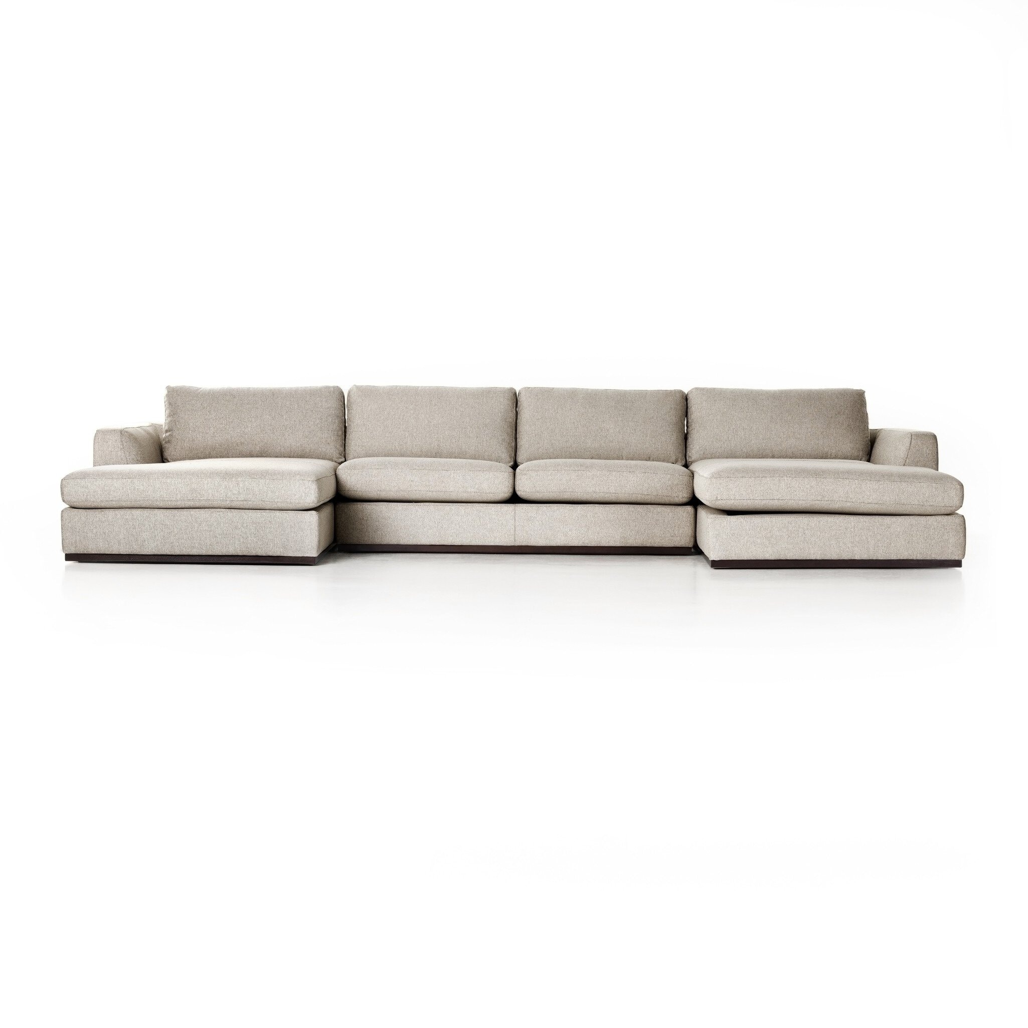 Four Hands Colt 3-Piece U Sectional - Canton Dove 237311-006