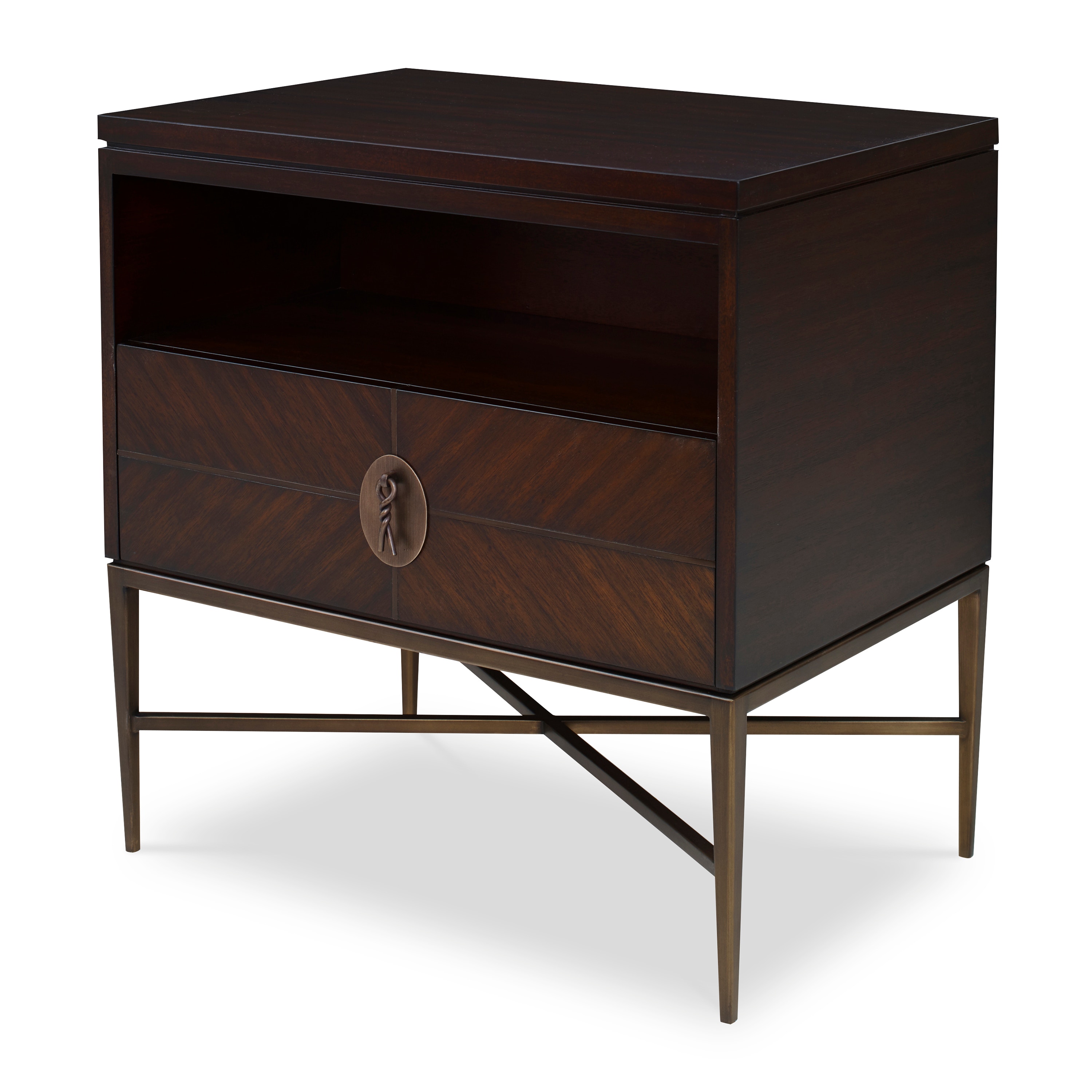 Ambella Home Longwood Nightstand Walnut 24110-230-002