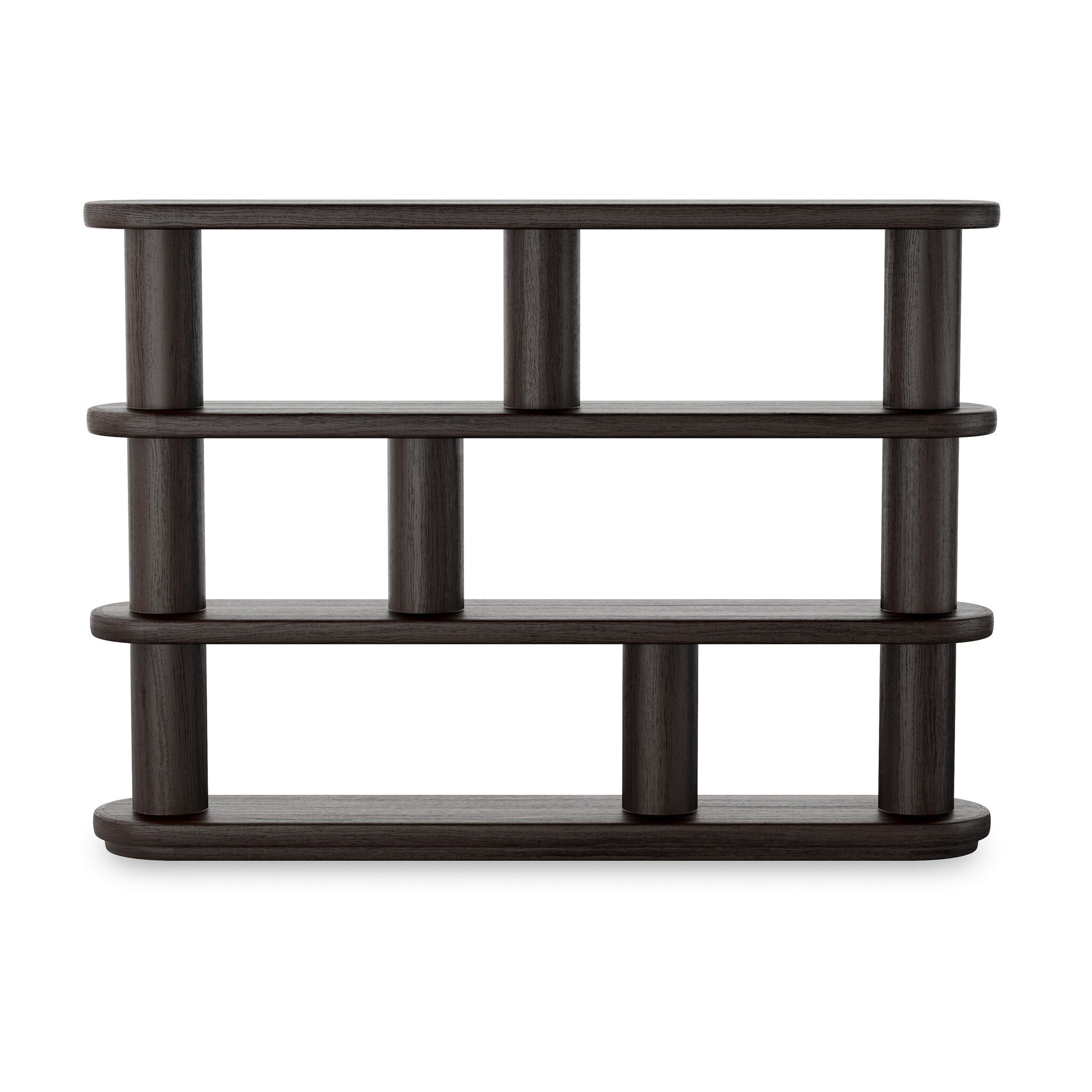 Four Hands Luciana Bookcase - Ebony Oak Veneer 241453-002
