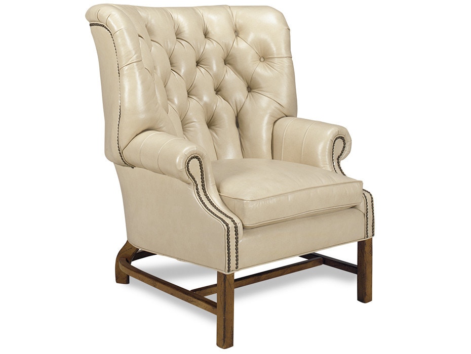 McKinley Leather Renwick Wing Chair 265