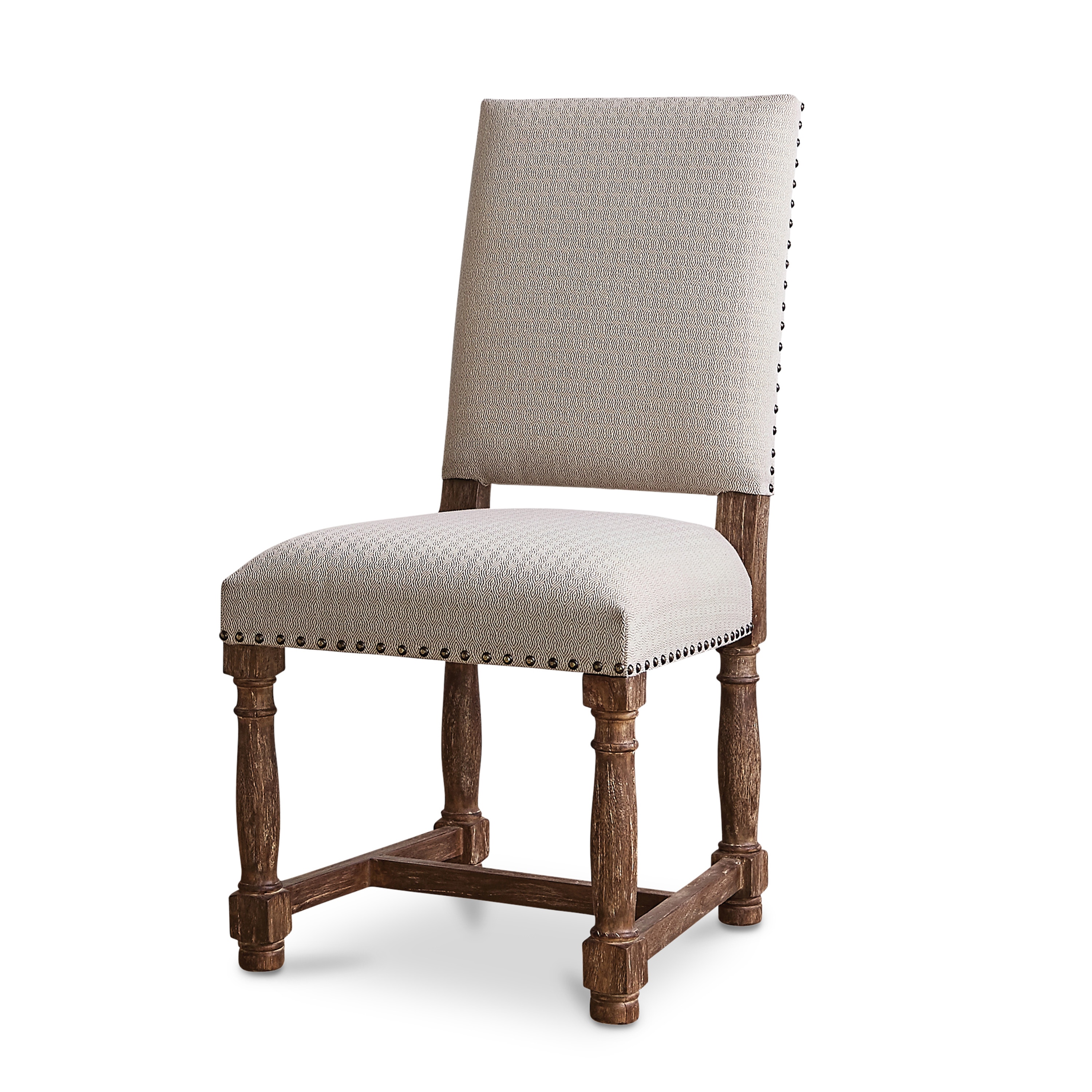 Ambella Home Voranado Side Chair Swag Flax 27016-610-002