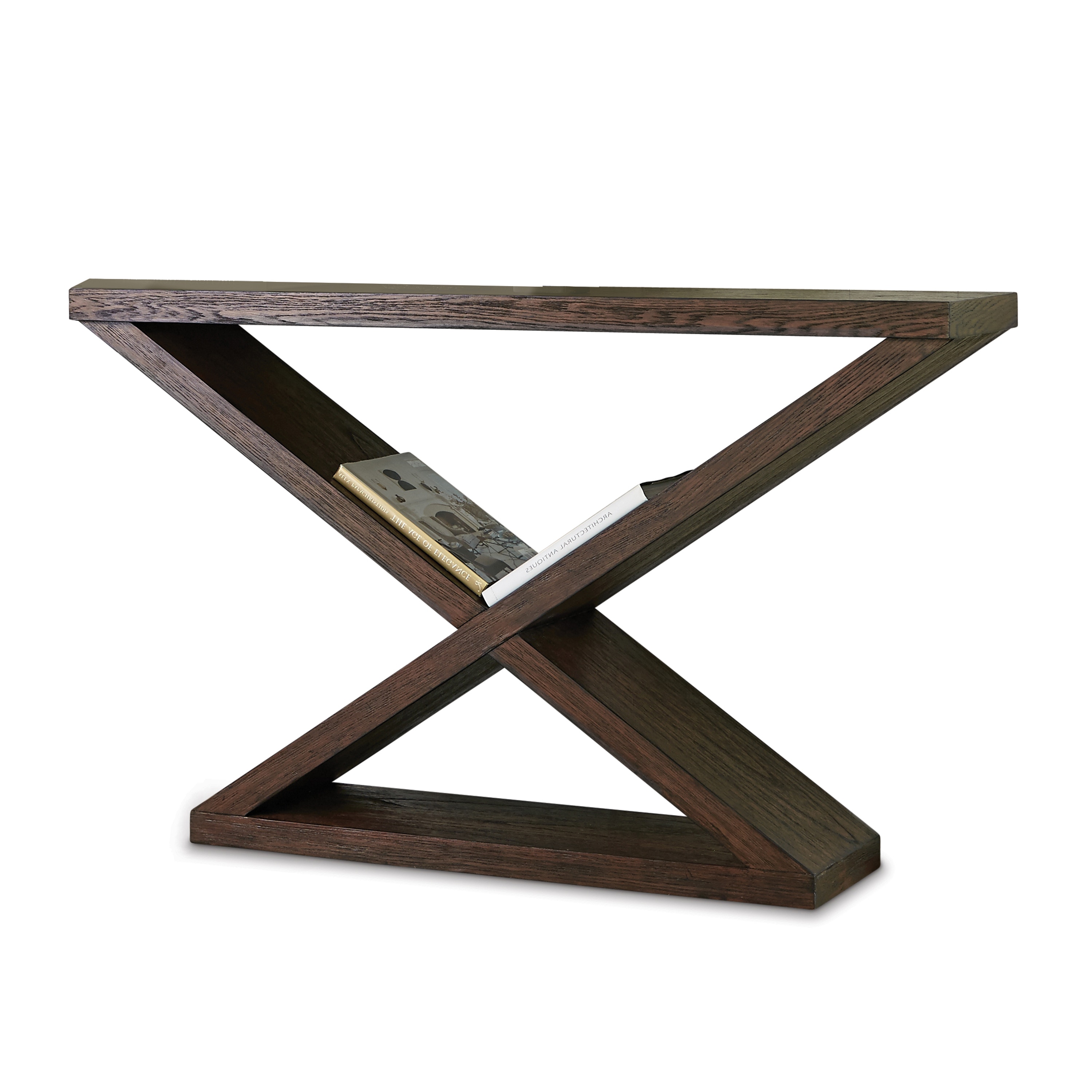 Ambella Home Salone Scuro Double-V Console Table 27037-850-001