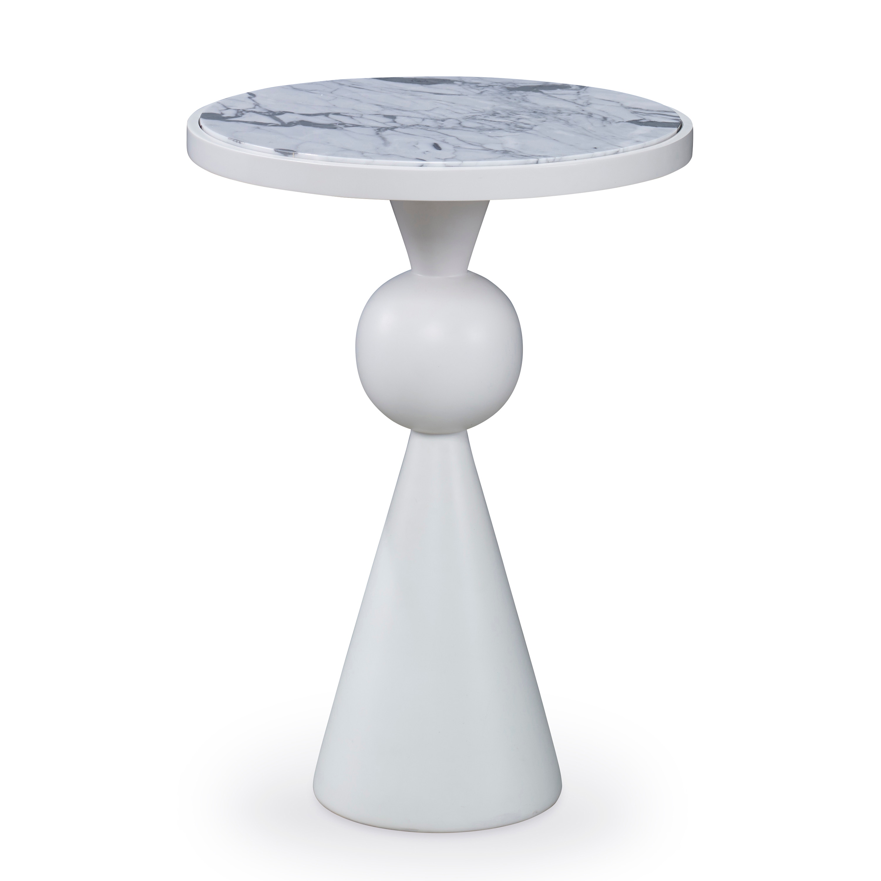 Ambella Home Minaret Accent Table White 27119-900-002