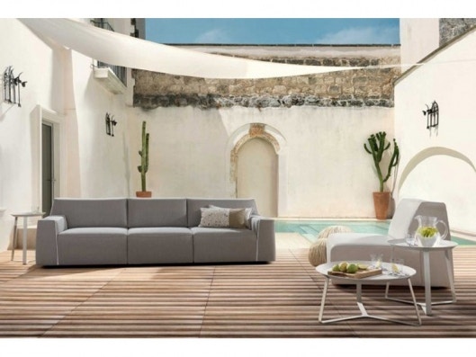 寝具セット(Flavia-Italy) Jaxx Zipline 3-Piece Stationary Convertible Sleeper Sofa in Toffee