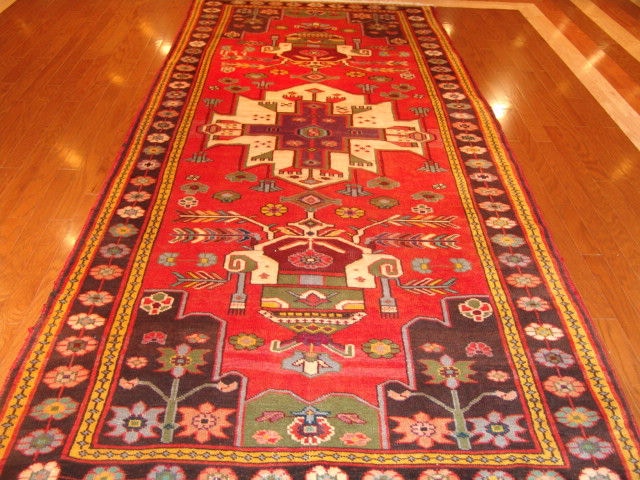 Roya Rugs OneofaKind Fine Antique Persian Tribal Area Rug 2949