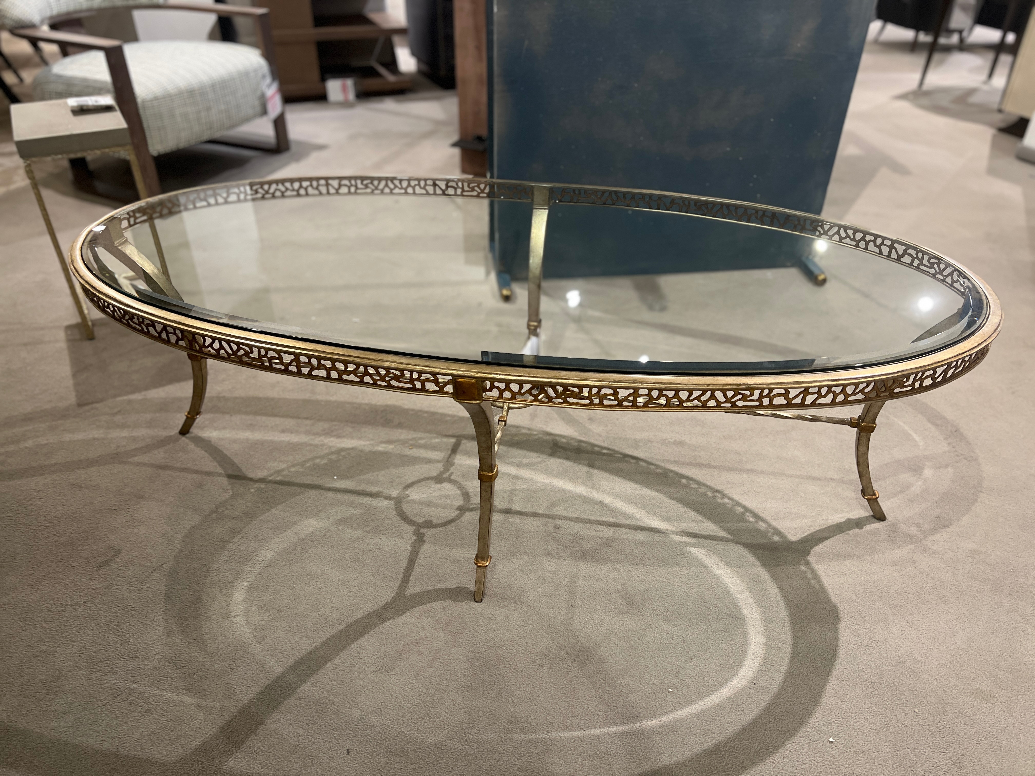 Maitland-Smith Factory Outlet Bolero Oval Cocktail Table 88-0103/90