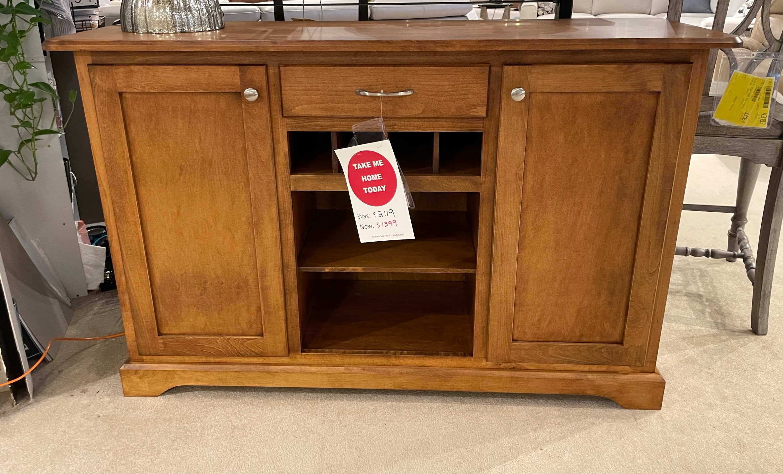 Hickory Park Clearance Sandstone Console by Gascho Furniture 5636BSANDSTO