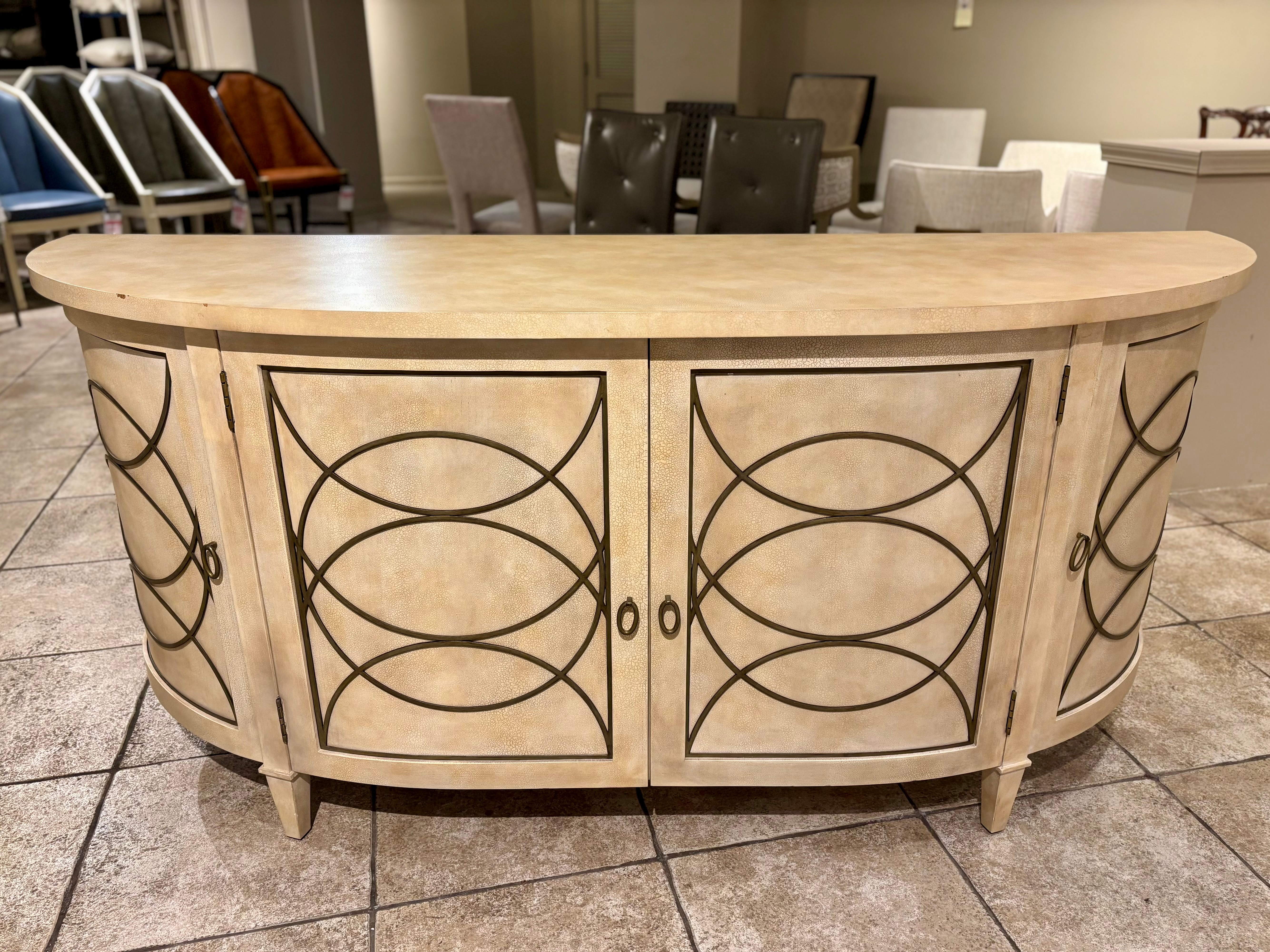 Hickory Chair Factory Outlet Duchamp Demilune Sideboard HC9845 2PC