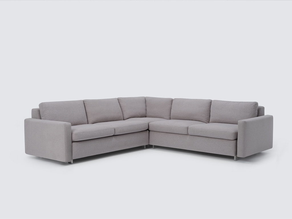 EQ3 Gallery by Reflections 3-Piece Sectional Sleeper with Storage Loveseat Reva-2