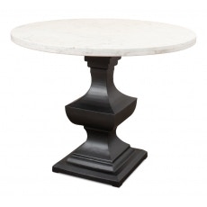 Heritage Furniture Gallery Haviland Metal, Gunmetal Dining Table by Sarreid Furniture 30430