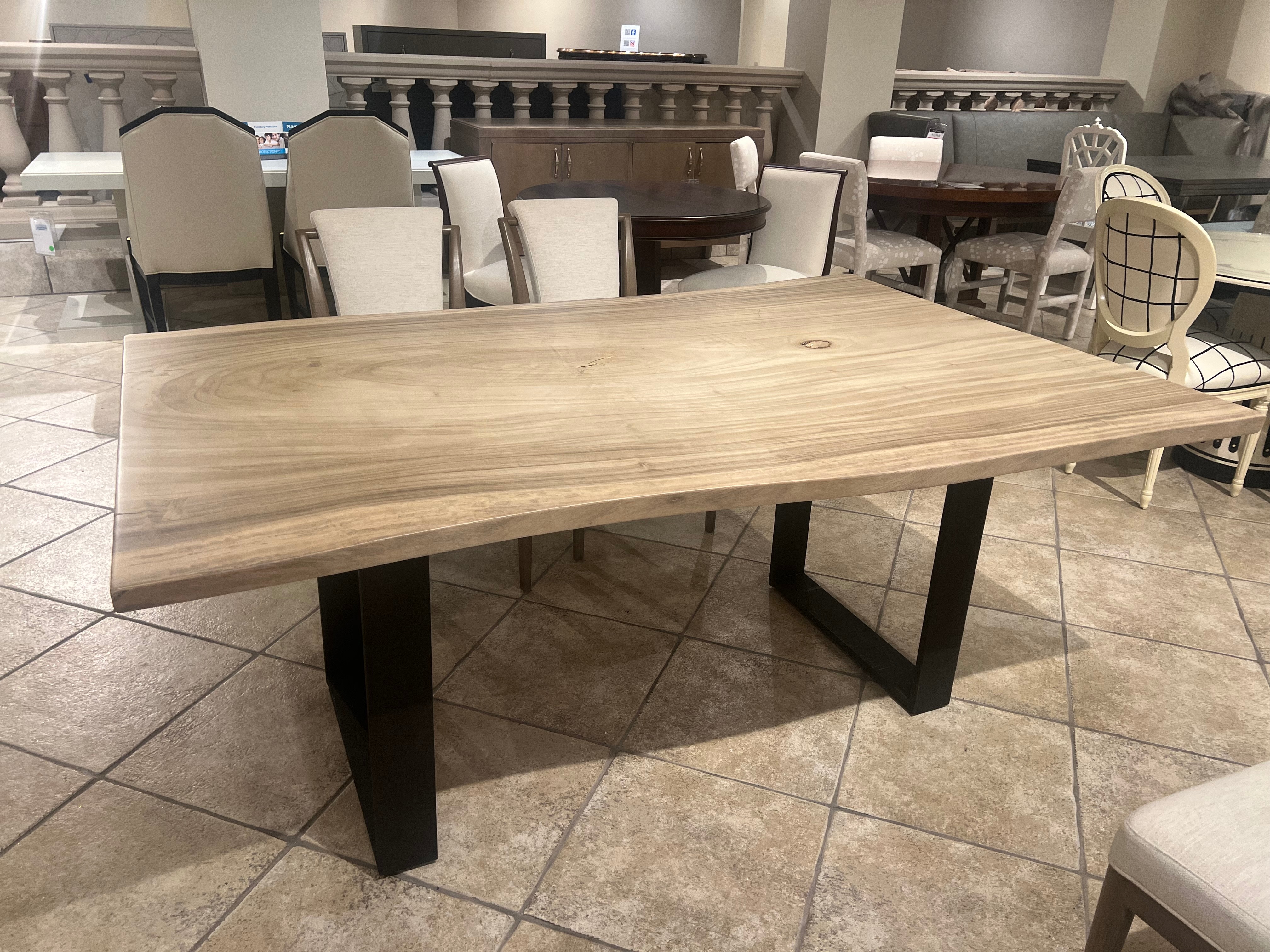 Century Furniture Factory Outlet 72 Custom Live Edge Table CR9-989TB