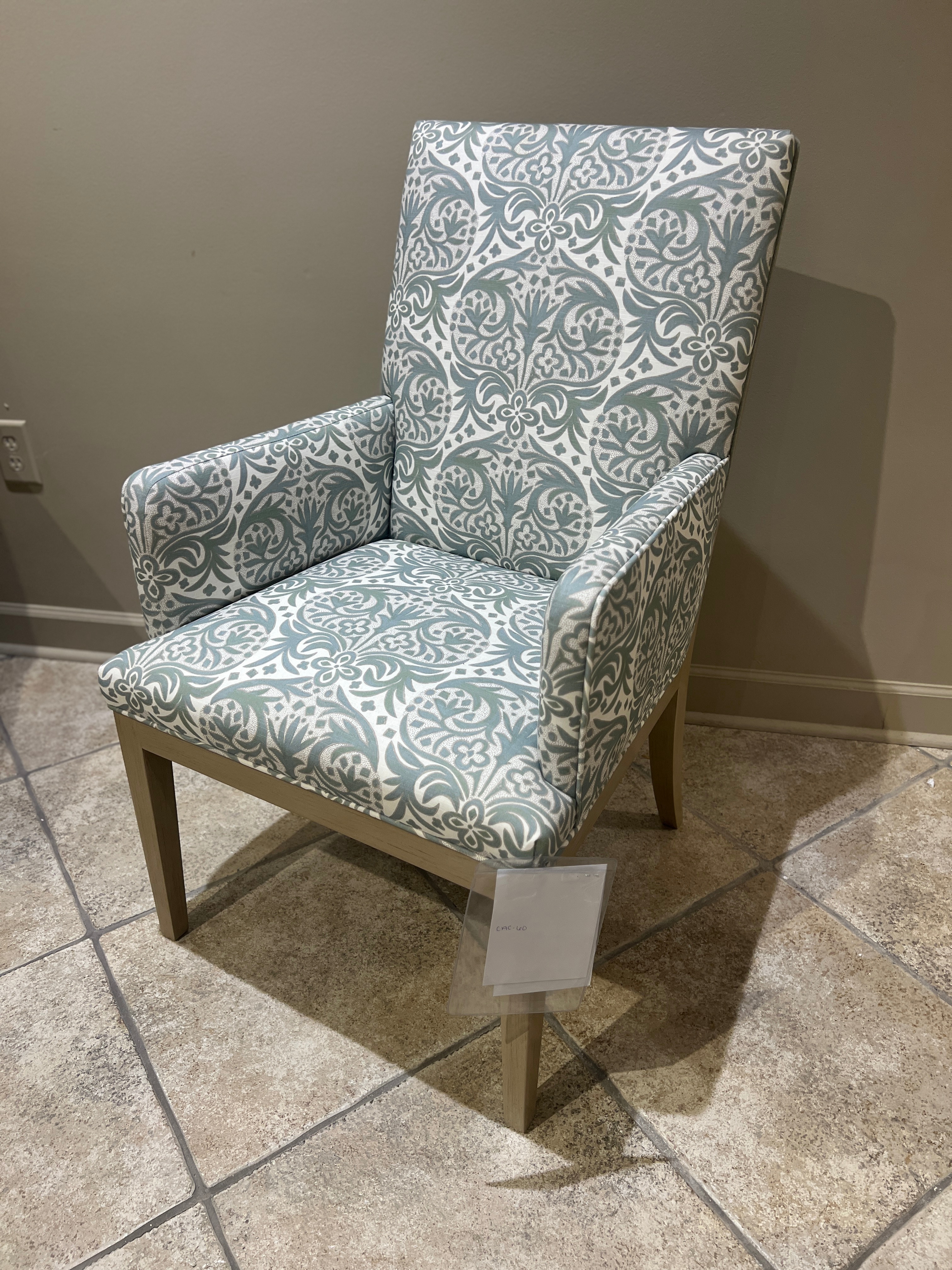 Jessica Charles Factory Outlet Fretwork Diamond Arm Dining Chair 1120A-2/10625