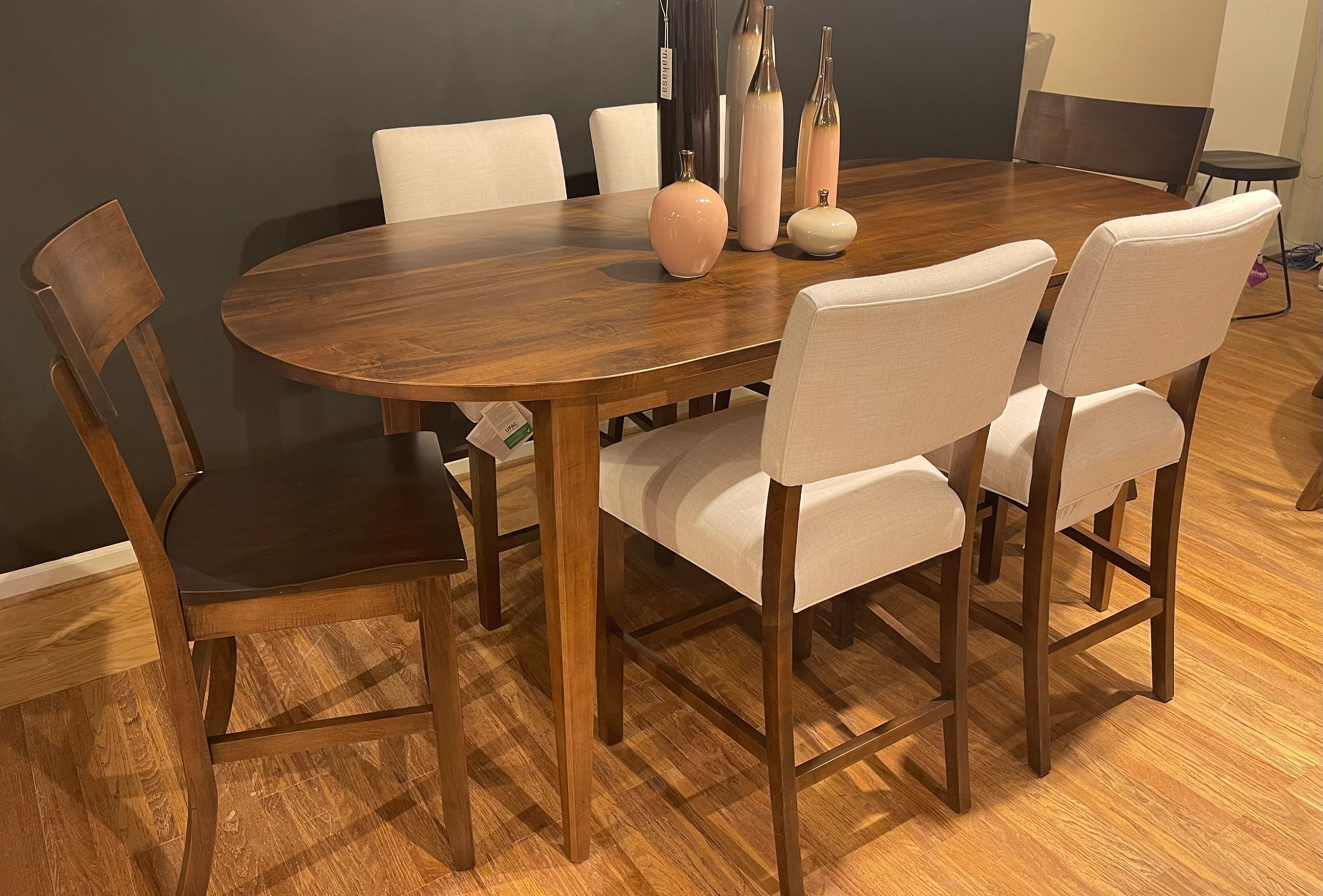 Bassett oval store dining table