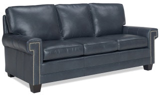 McKinley Leather Keystone Sofa 4254