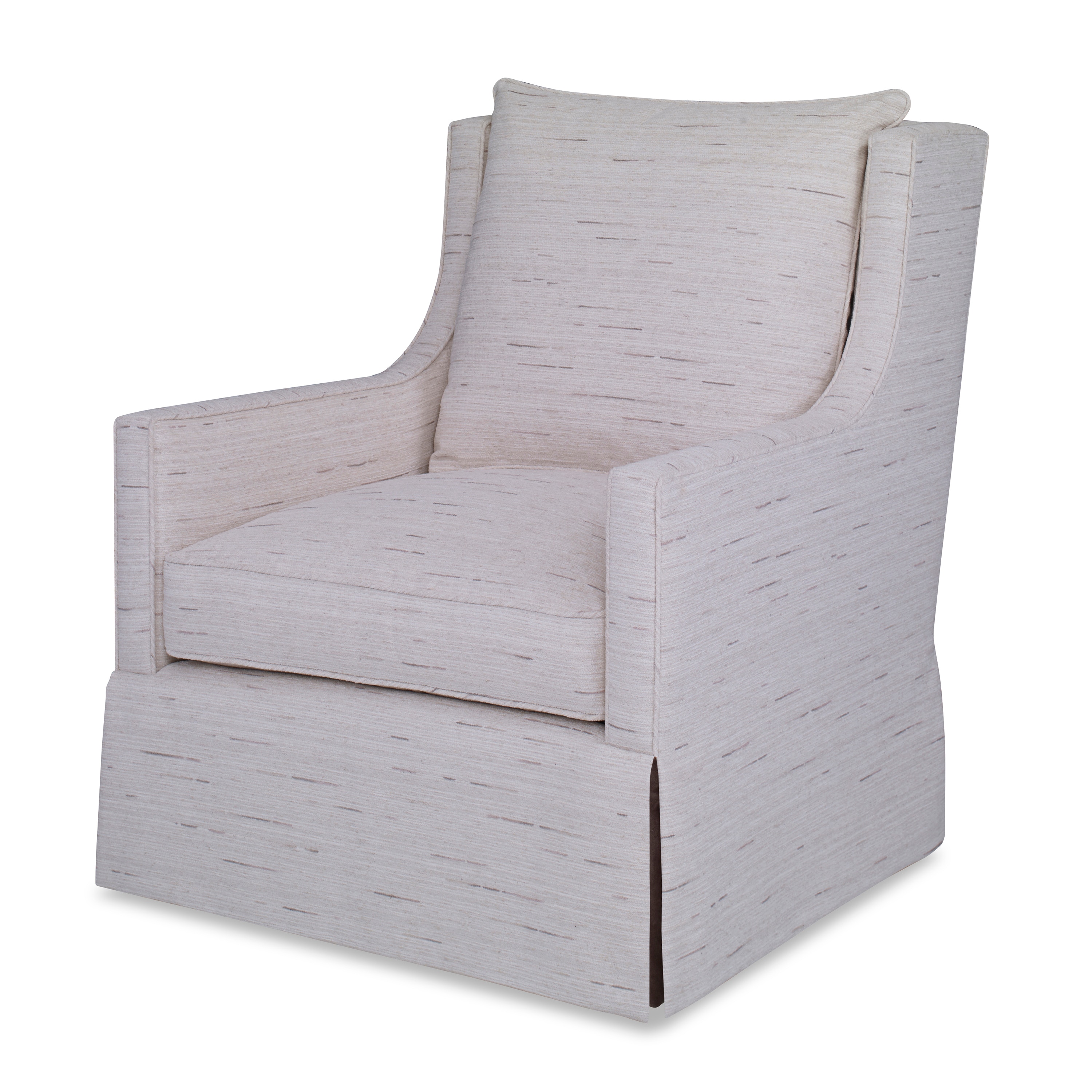 Ambella Home Callum Swivel Chair Skirted 478-00