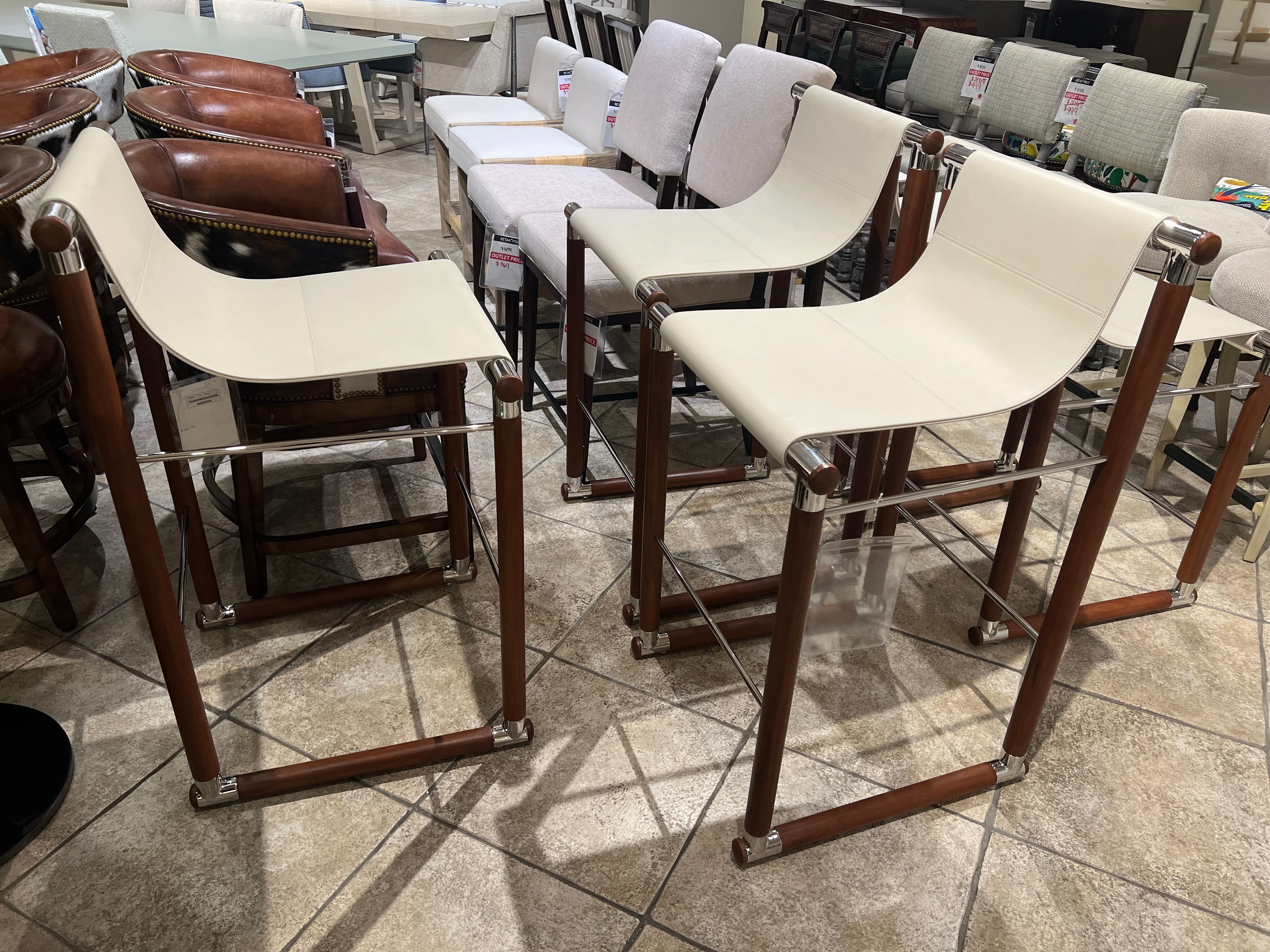 Maitland-Smith Factory Outlet Lincoln Bar Stool 8501-42/100