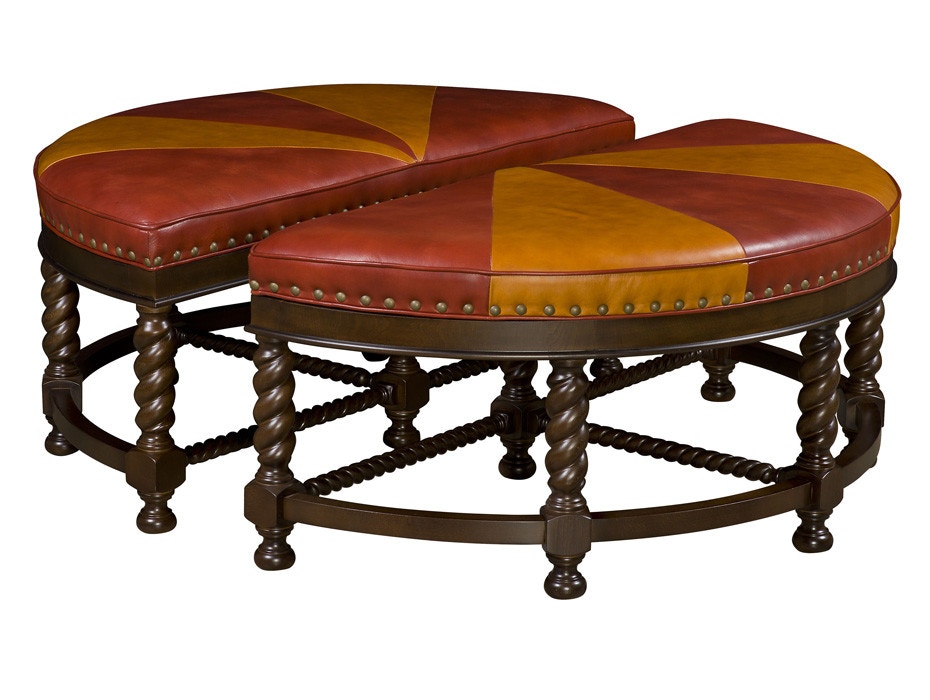 McKinley Leather J.Neal Demilune Benches 512