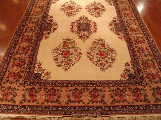 Roya Rugs One-of-a-kind Fine Old Persian Esfehan; 5223