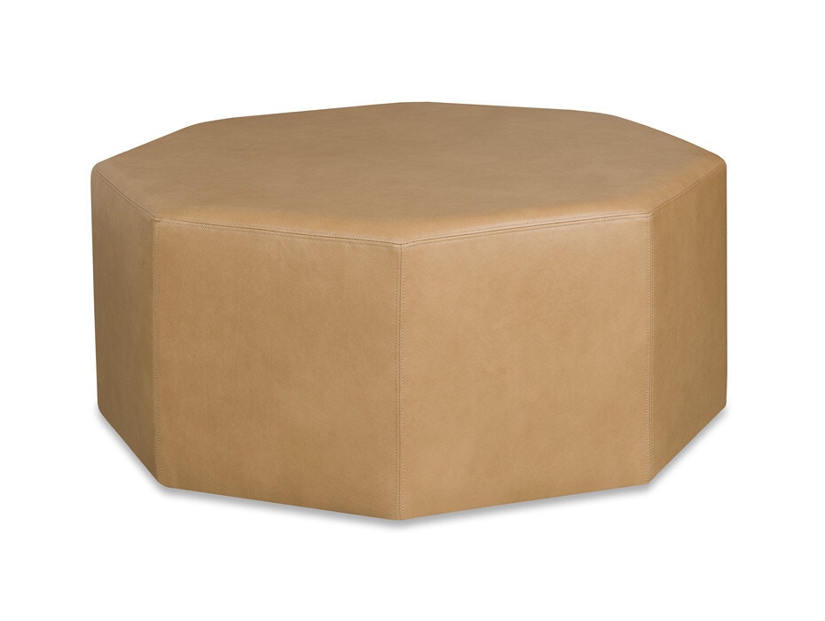 McKinley Leather Leather Ottoman 535-DN