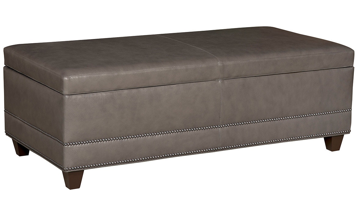 McKinley Leather Storage Ottoman 5426-SO
