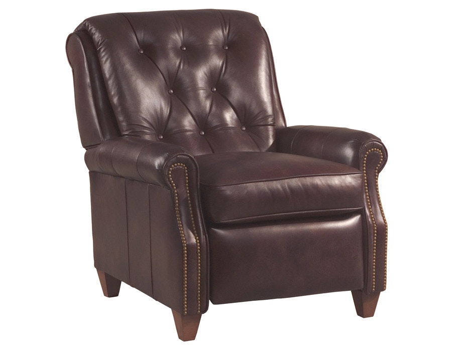 McKinley Leather Living Room Calvin Recliner 54 Hickory Furniture