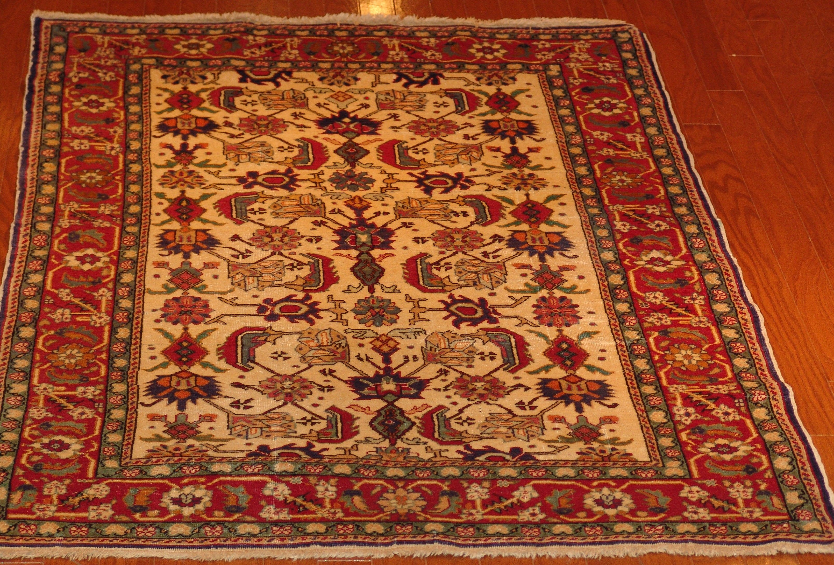 Roya Rugs One-of-a-Kind Fine Antique Turkish Area Rug 5927