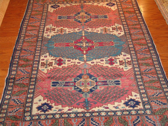 Roya Rugs One-of-a-Kind Fine Antique Turkish Area Rug 5937