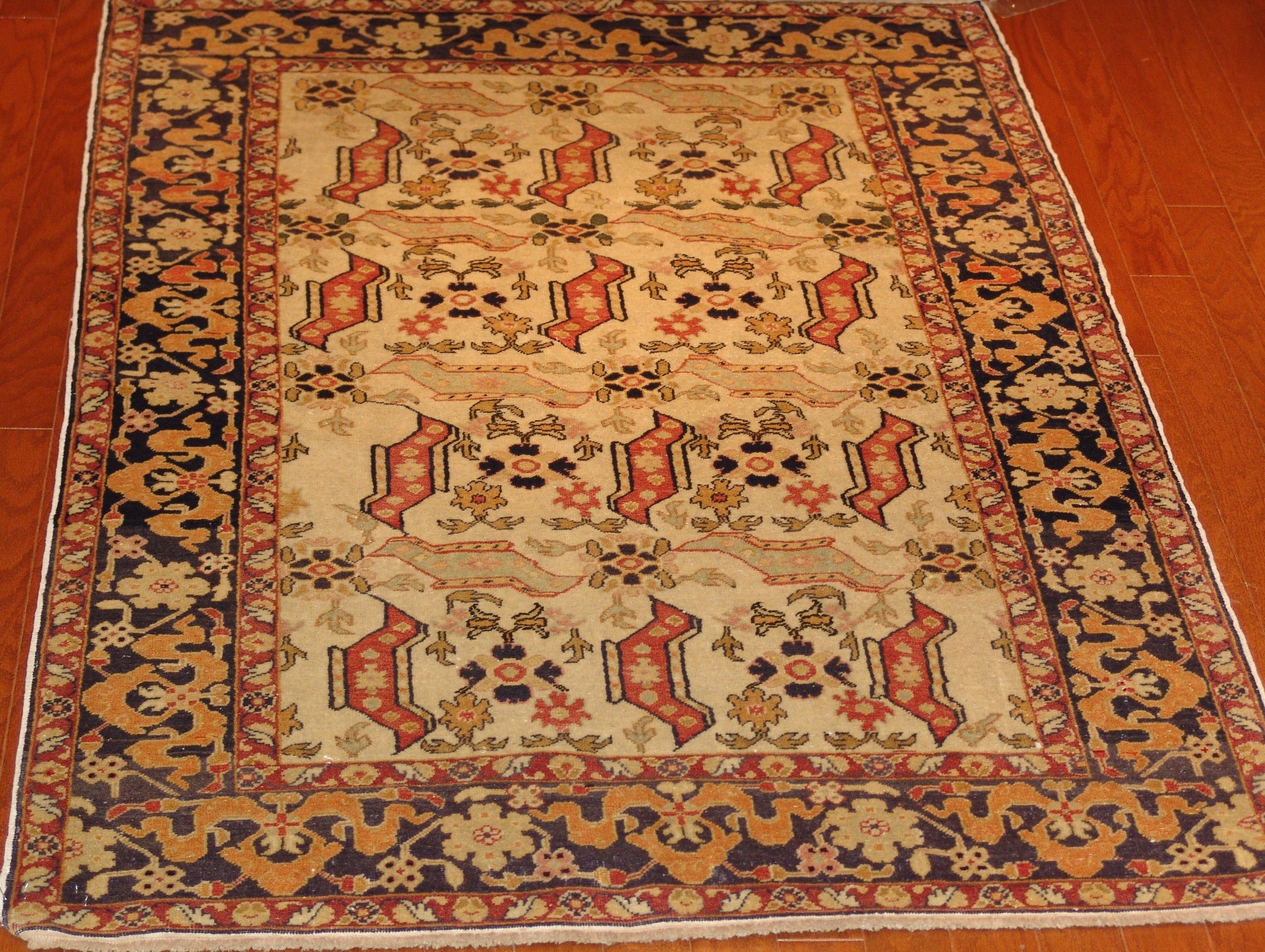 Roya Rugs One-of-a-Kind Fine Antique Turkish; 6127