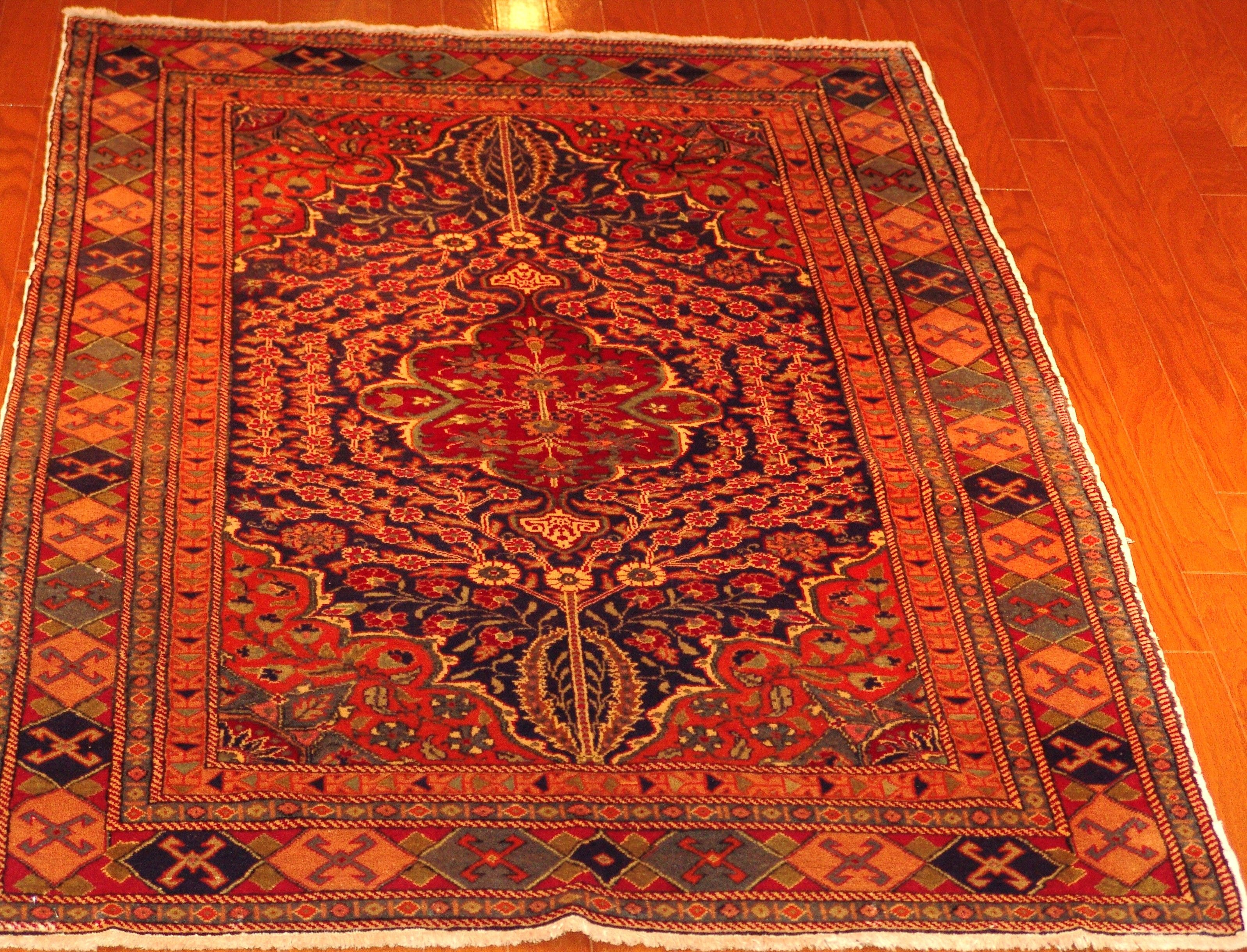 Roya Rugs One-of-a-Kind Fine Antique Turkish Area Rug 6129