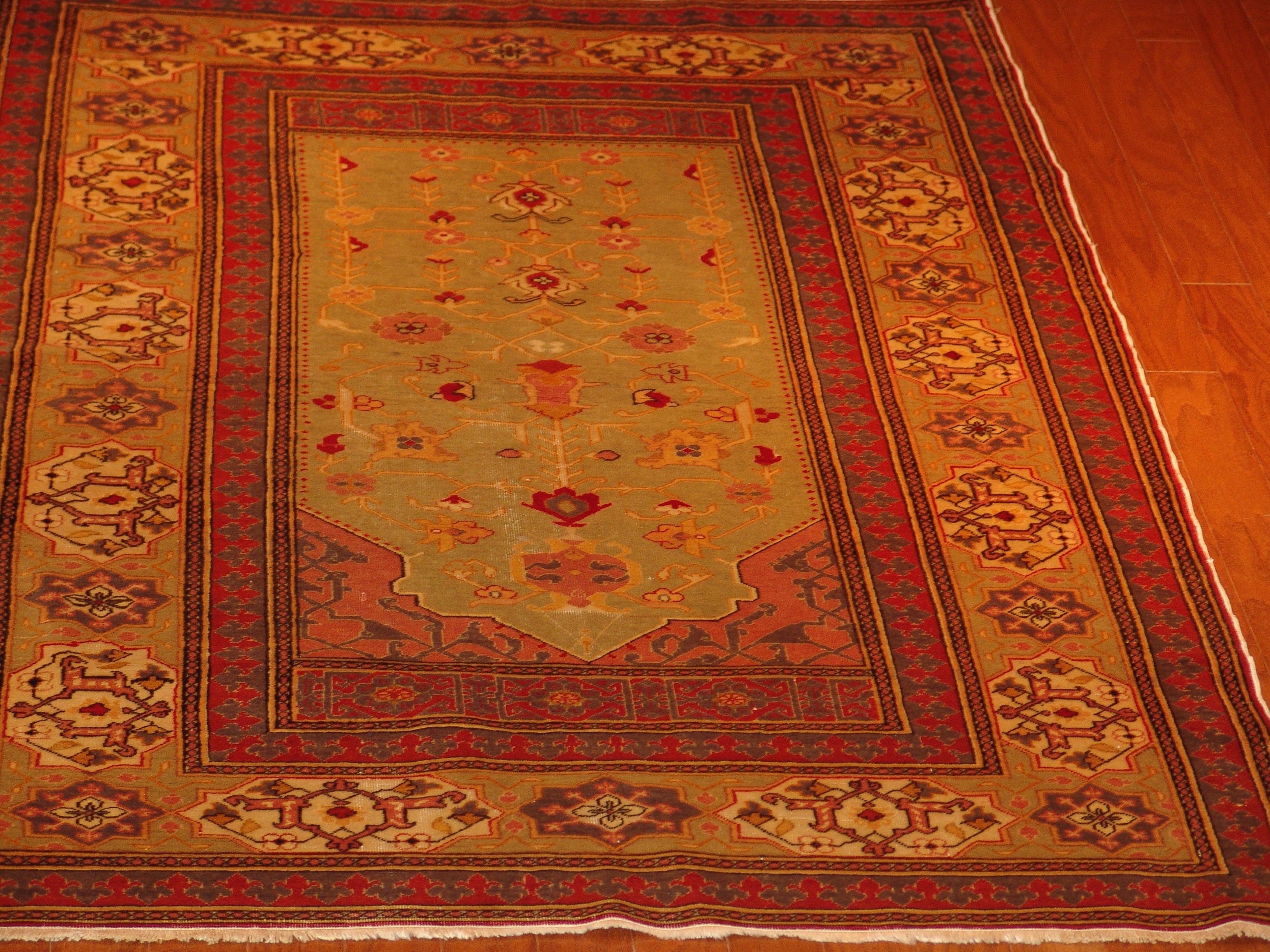 Roya Rugs One-of-a-Kind Fine Antique Turkish Area Rug 6142