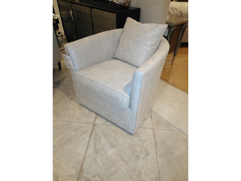 Good's Furniture Outlet Living Room Chandler Swivel Chair by Chaddock U133012 Hickory Furniture