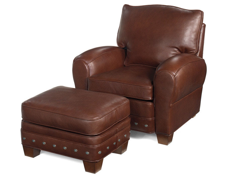 McKinley Leather Living Room Stetson Varitilt Chair 62-ML | Hickory ...