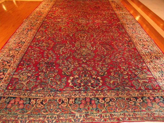 Roya Rugs One-of-a-Kind Fine Unique Antique Persian Sarouq; 6353