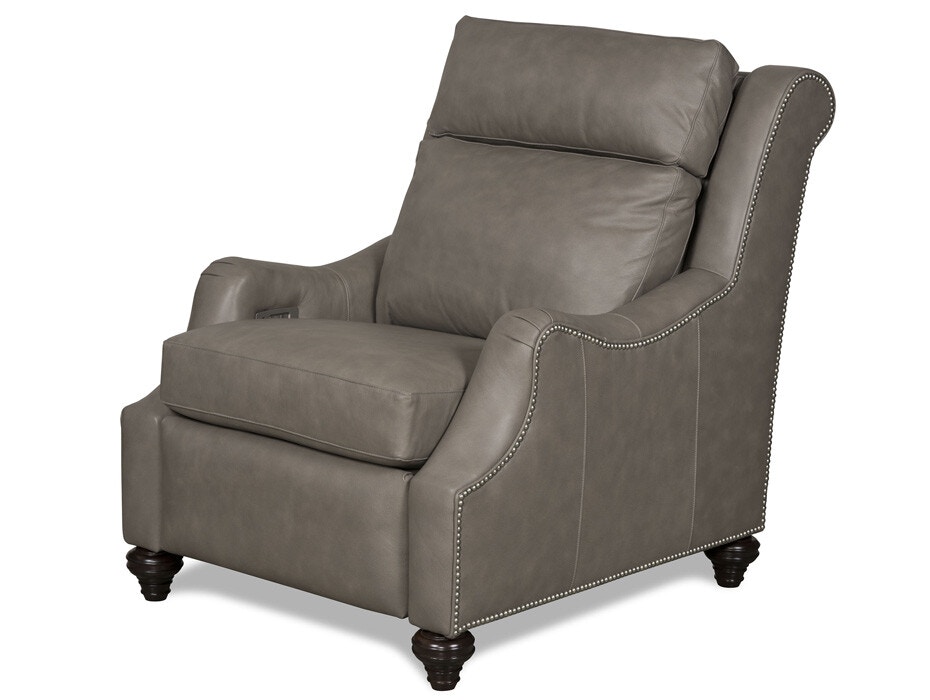 McKinley Leather Living Room Julian Recliner 7121 Hickory Furniture
