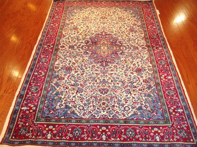 Roya Rugs One-of-a-Kind Fine Old Persian Bidjar Area Rug 7554