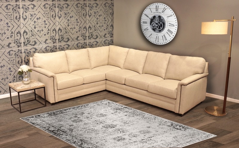 American Classics Leather Lexus Leather Sectional 799-LR