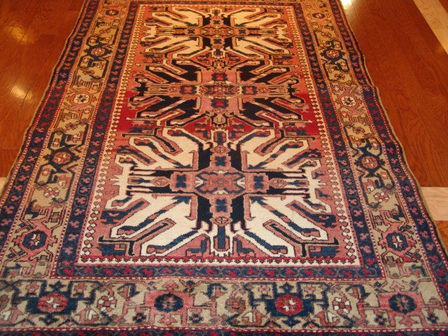Roya Rugs One-of-a-Kind Fine Antique Persian Tribal; 8229