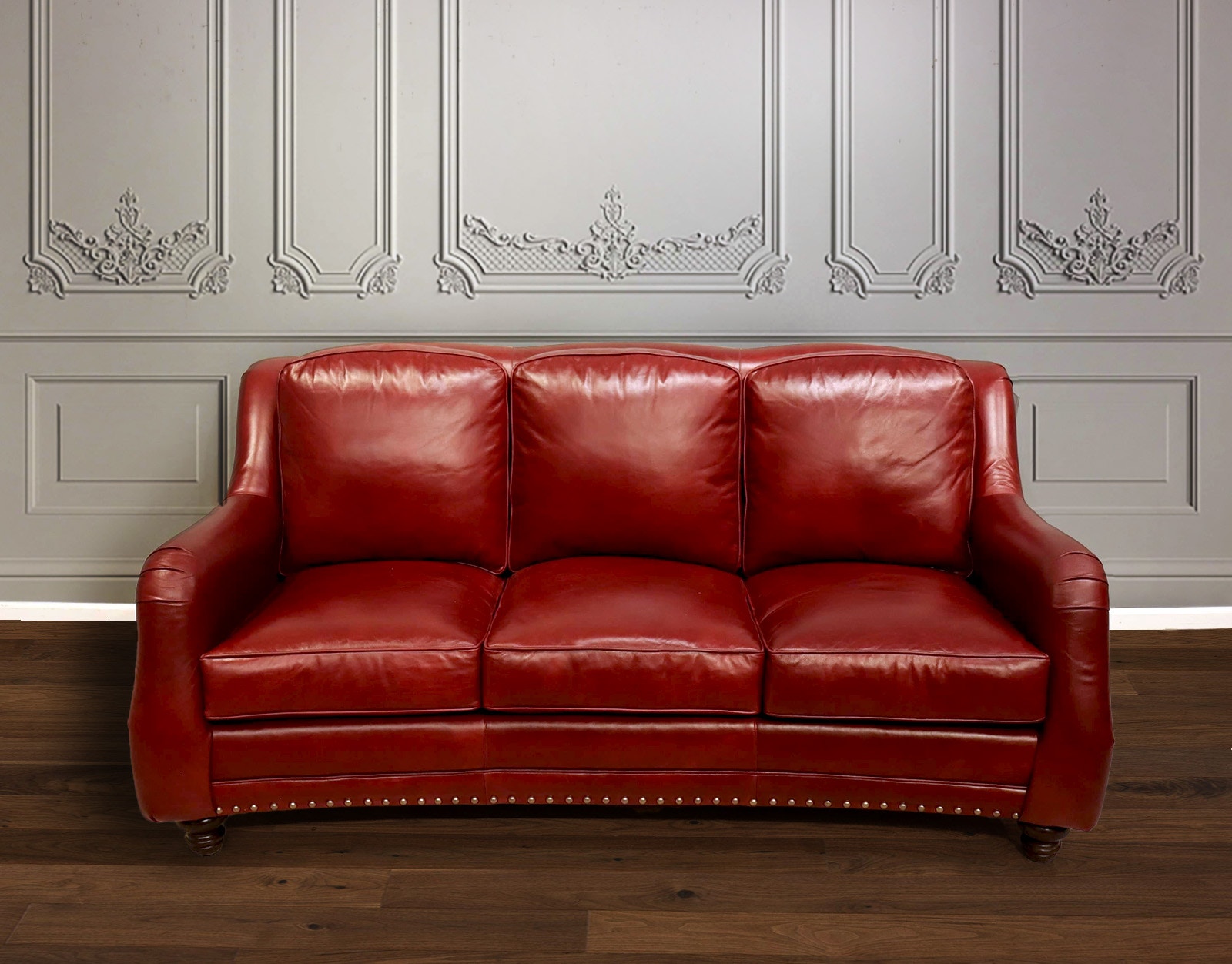 hickory chair leather sofas