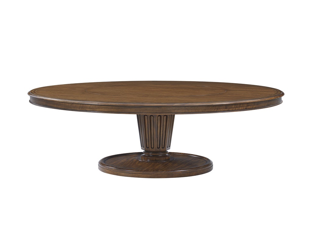 Althorp Furniture Haddon Round Dining Table with Lazy Suzan AL54067