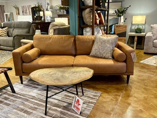 Simply Home by Lindy's Furniture Living Room Arroyo Sofa in Caramel