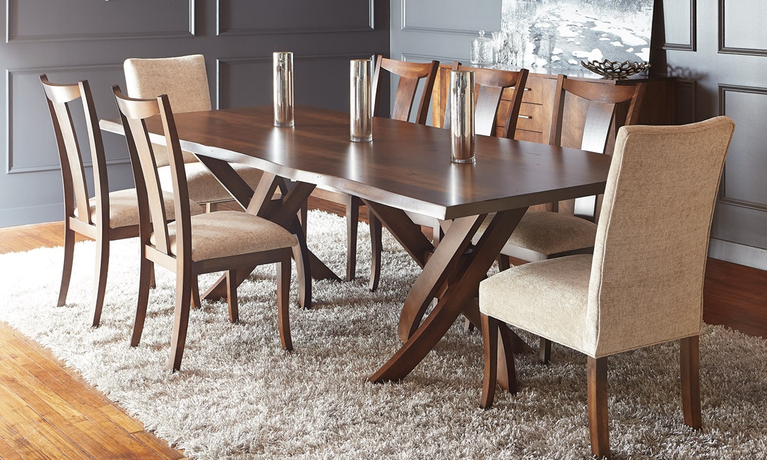 Heritage Furniture Gallery Live Edge Table by Bermex TBBLE-4460-000B-0TS30-00