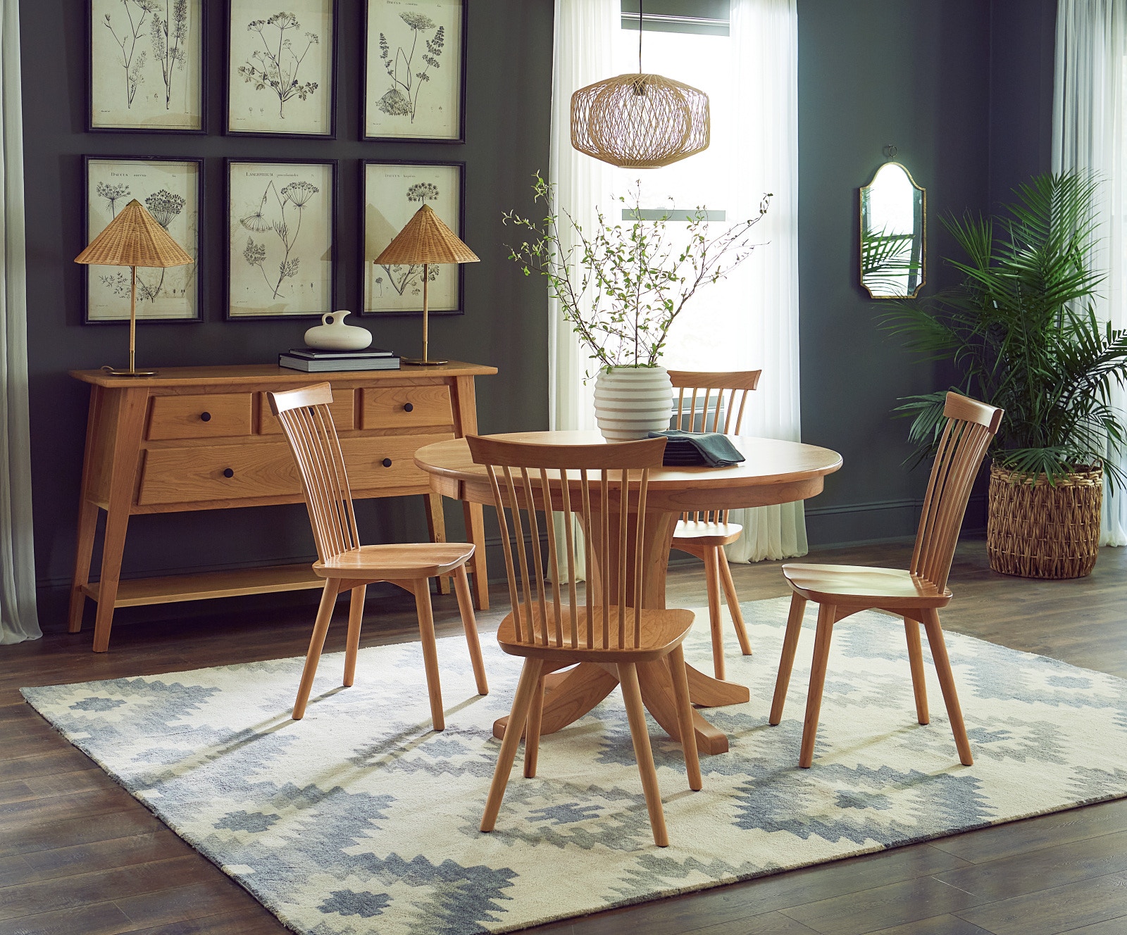 Amish Oak & Cherry Dining Room Group Bersina
