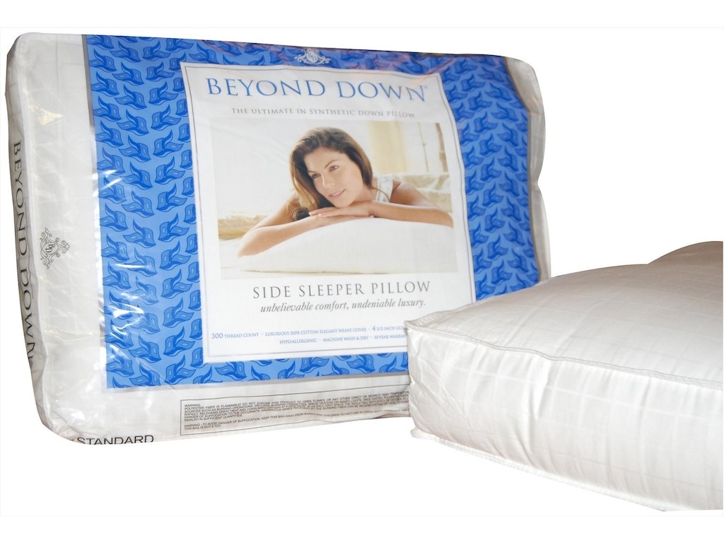 Beyond down side sleeper cheap synthetic down bed pillow