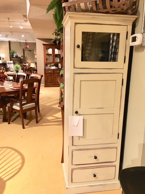 Distressed Linen Cabinet