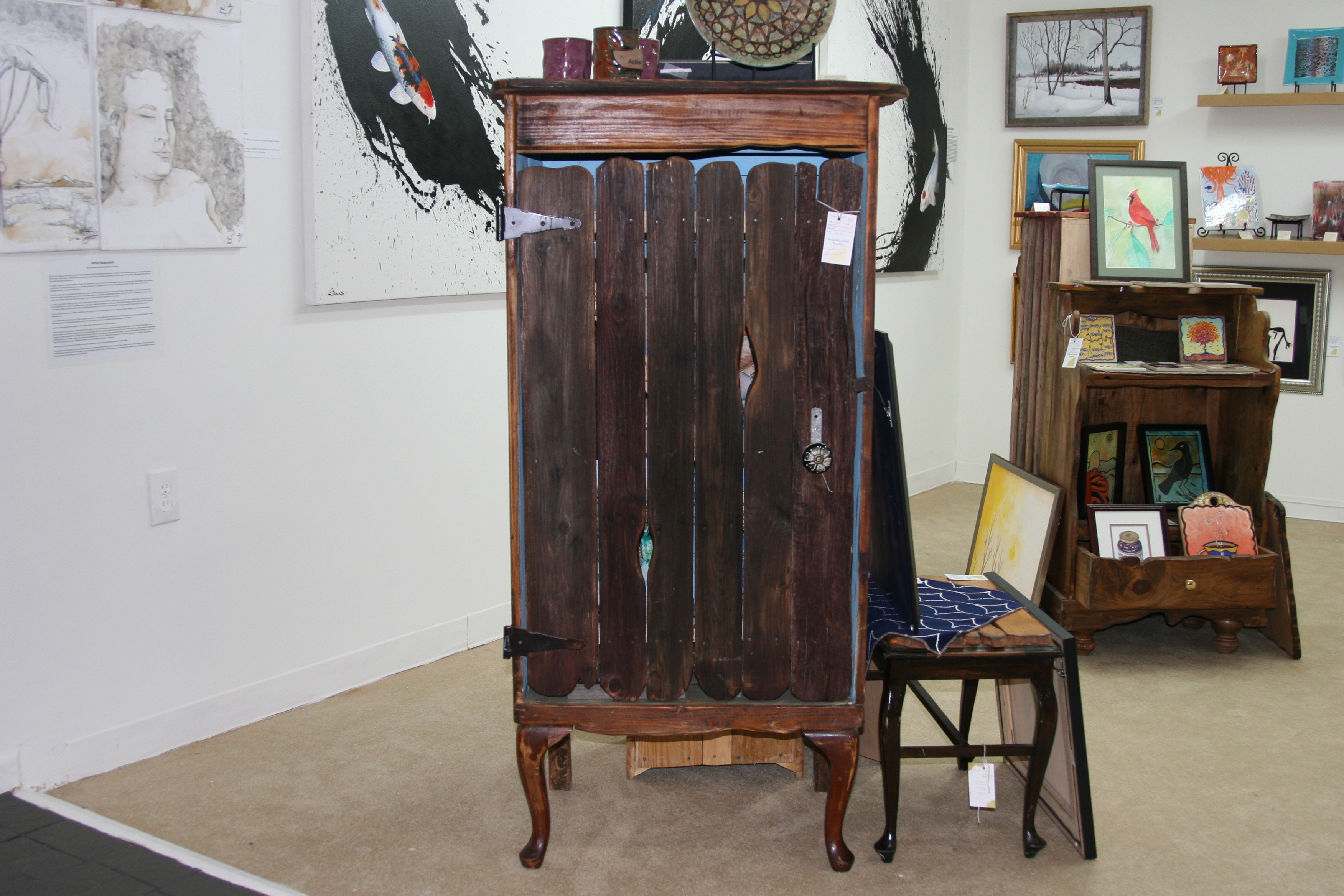 Taste Full Arts Gallery Bedroom Made From A Barn Door Closet Wood