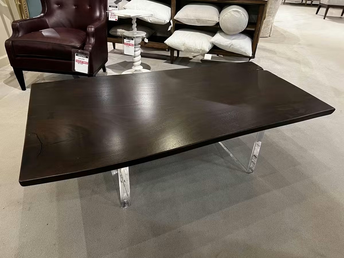 Century Furniture Factory Outlet Guan-Slab 60 Arcylic Cocktail Table CR9-2-60-G-925/120,130,140