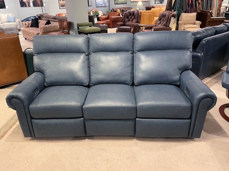 Leather & More Leather Sofa by Omnia Leather Crawford