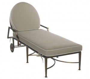 Luxury Bedding and Furniture by Designing Women Outdoor Stockholm Chaise CSH-180